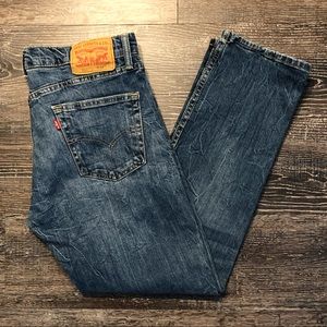 Levi’s 511 jeans blue crinkle washed  34 x 30